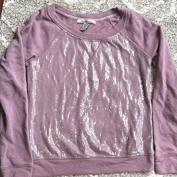 M American Rag top, sequins sequined front shirt - Picture 2 of 6